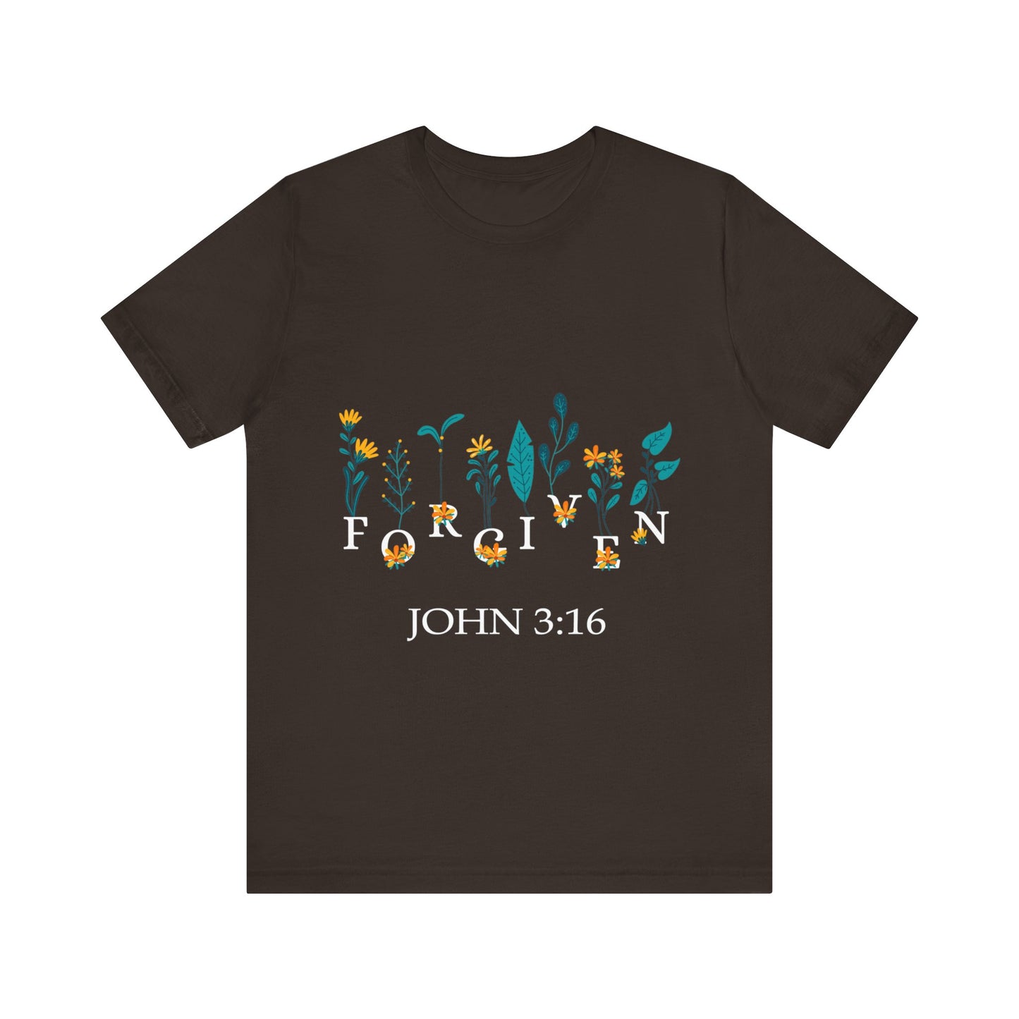 FORGIVEN JOHN 3:16 - Unisex Jersey Short Sleeve Tee