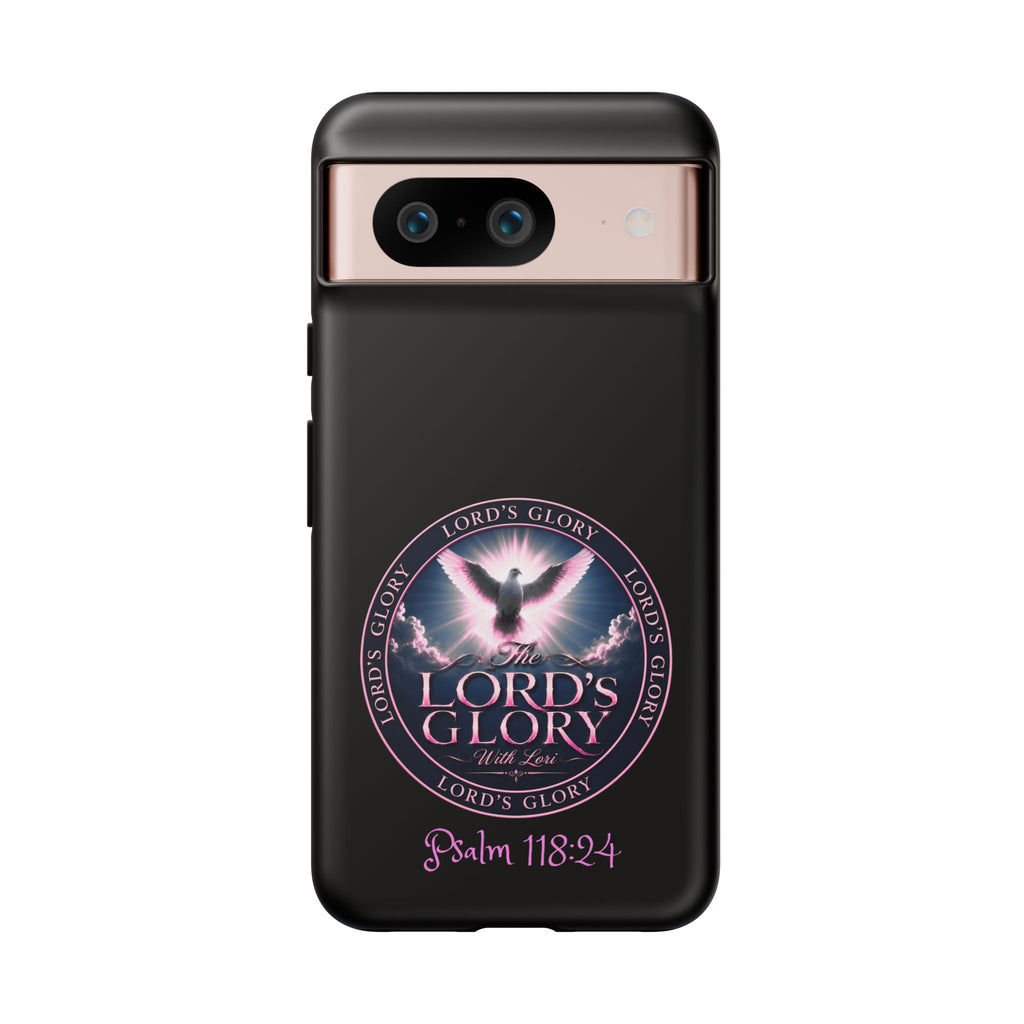 Christian Phone Case – "Lord's Glory with Lori" Dove Design Tough Case (Protective Phone Cover)
