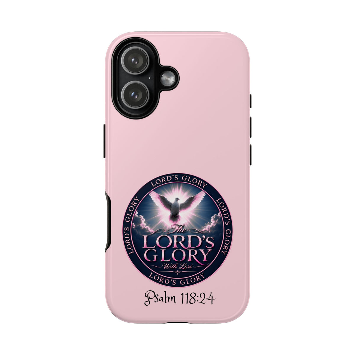 Christian Phone Case – "Lord's Glory with Lori" Dove Design Tough Case (Protective Phone Cover)