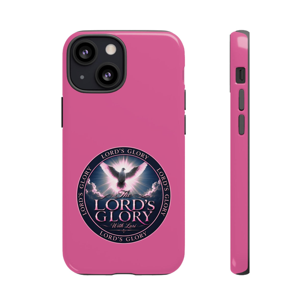 Christian Phone Case – "Lord's Glory with Lori" Dove Design Tough Case (Protective Phone Cover)