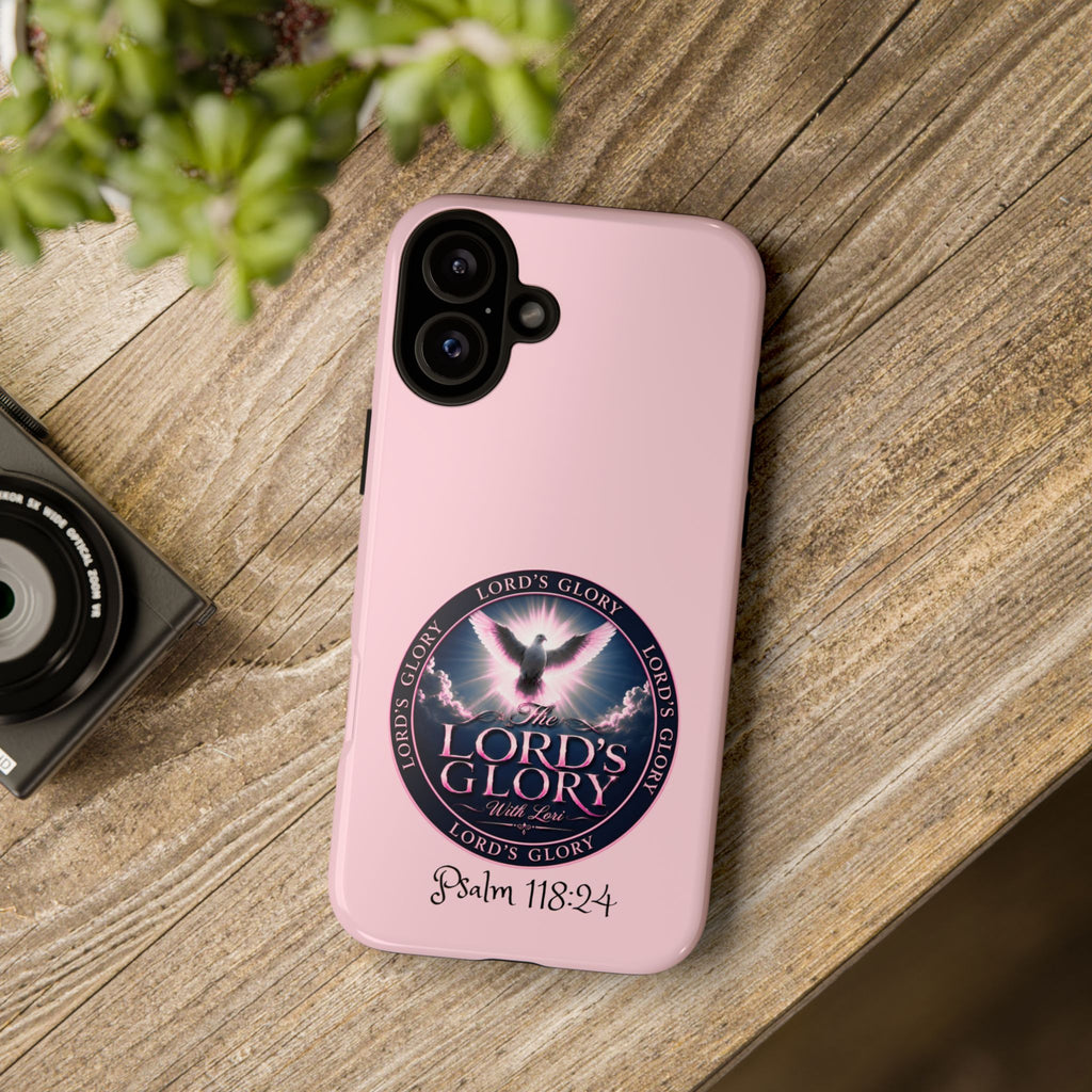 Christian Phone Case – "Lord's Glory with Lori" Dove Design Tough Case (Protective Phone Cover)