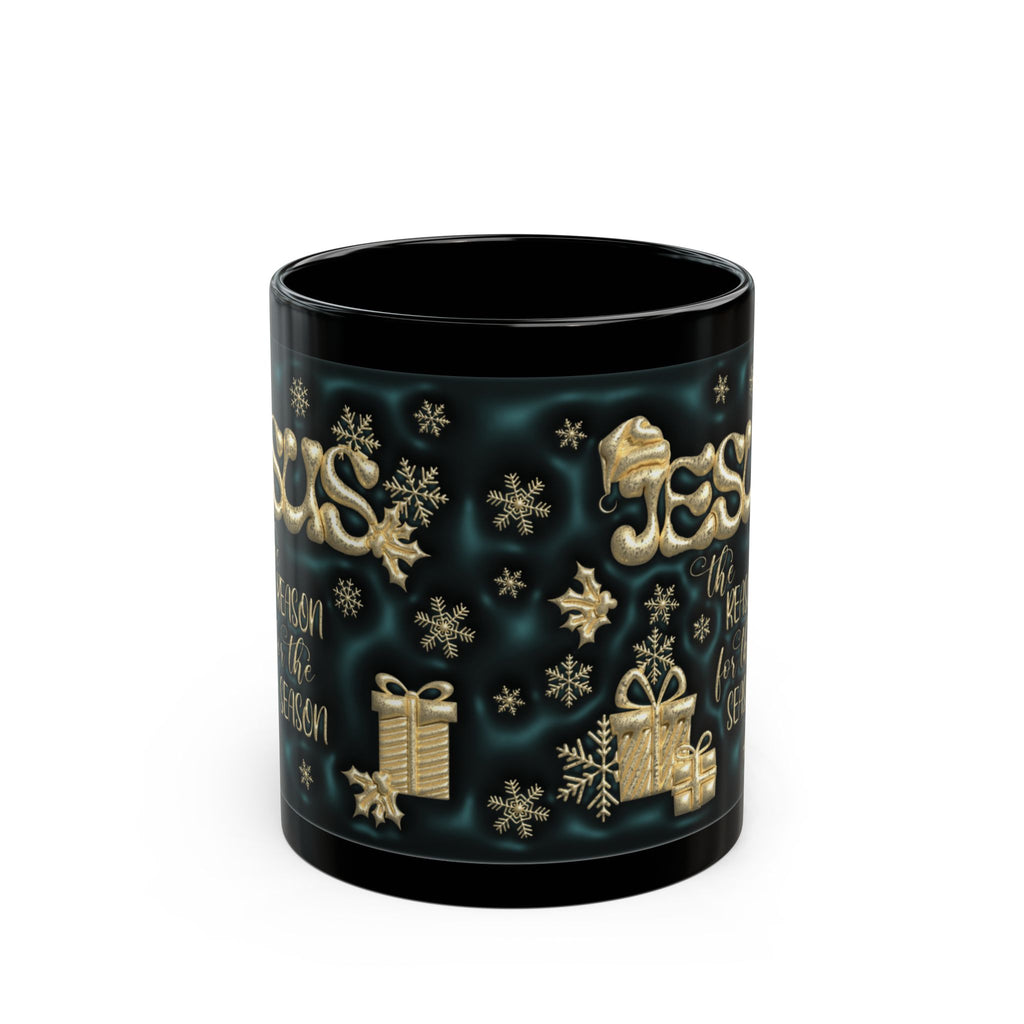 Jesus The Reason for the Season Mug, Christmas Coffee Cup, Holiday Gift, Religious Mug, Advent Celebration Drinkware