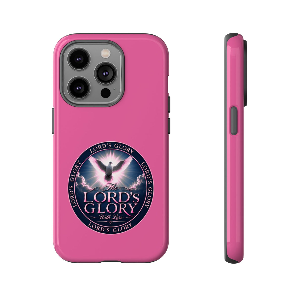 Christian Phone Case – "Lord's Glory with Lori" Dove Design Tough Case (Protective Phone Cover)