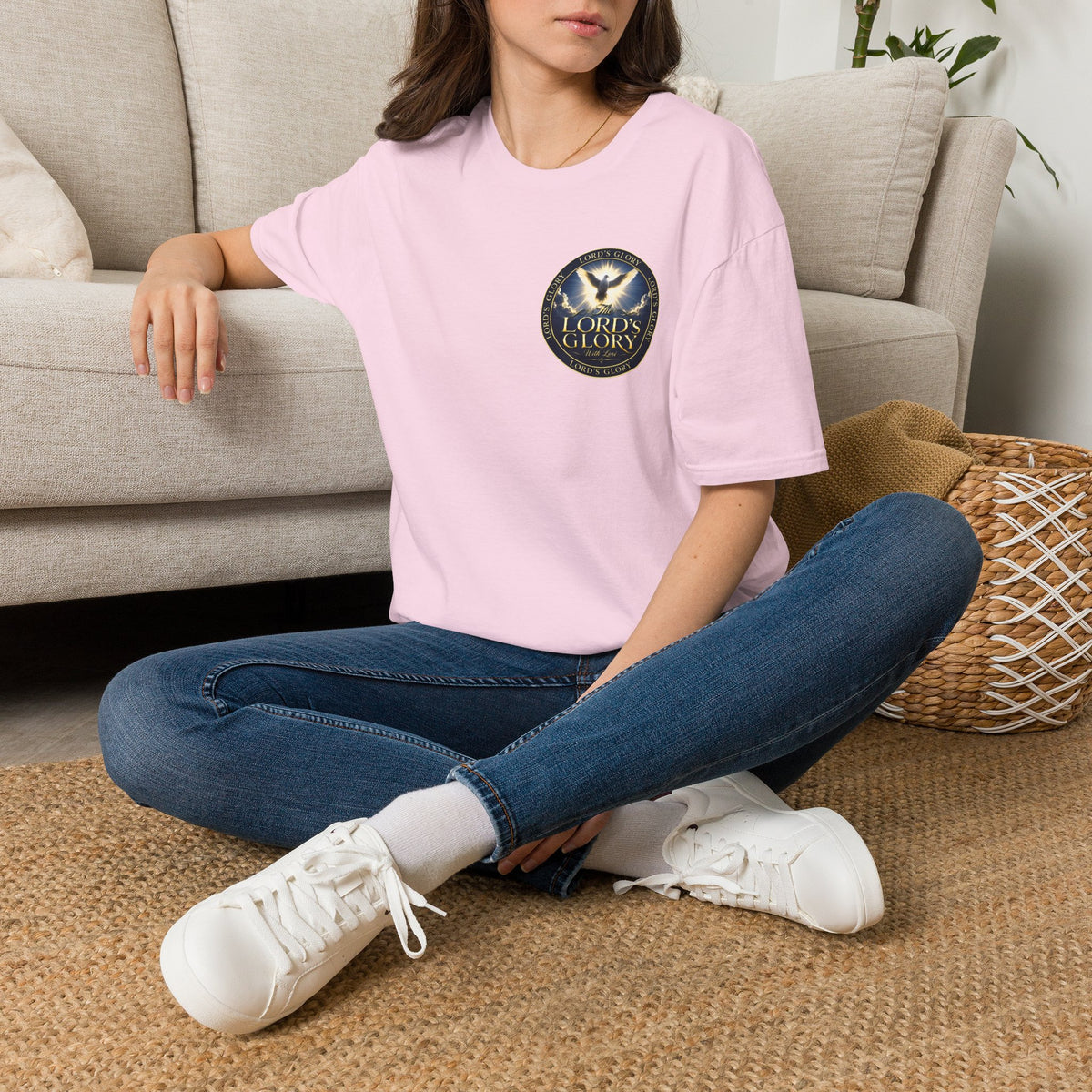 Lord's Glory with Lori Dove T‑Shirt — Christian Faith Logo Tee