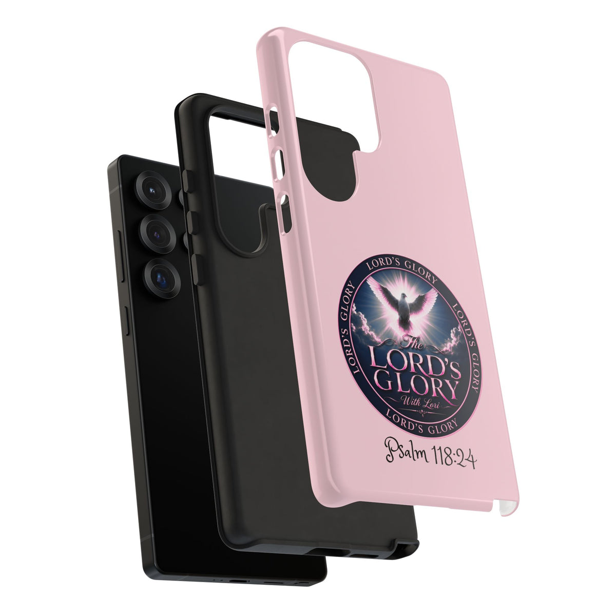 Christian Phone Case – "Lord's Glory with Lori" Dove Design Tough Case (Protective Phone Cover)
