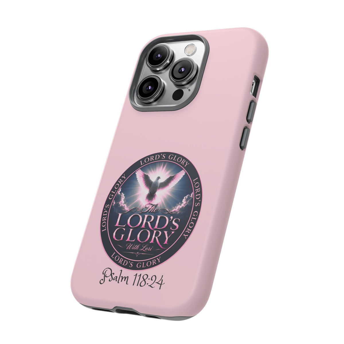 Christian Phone Case – "Lord's Glory with Lori" Dove Design Tough Case (Protective Phone Cover)