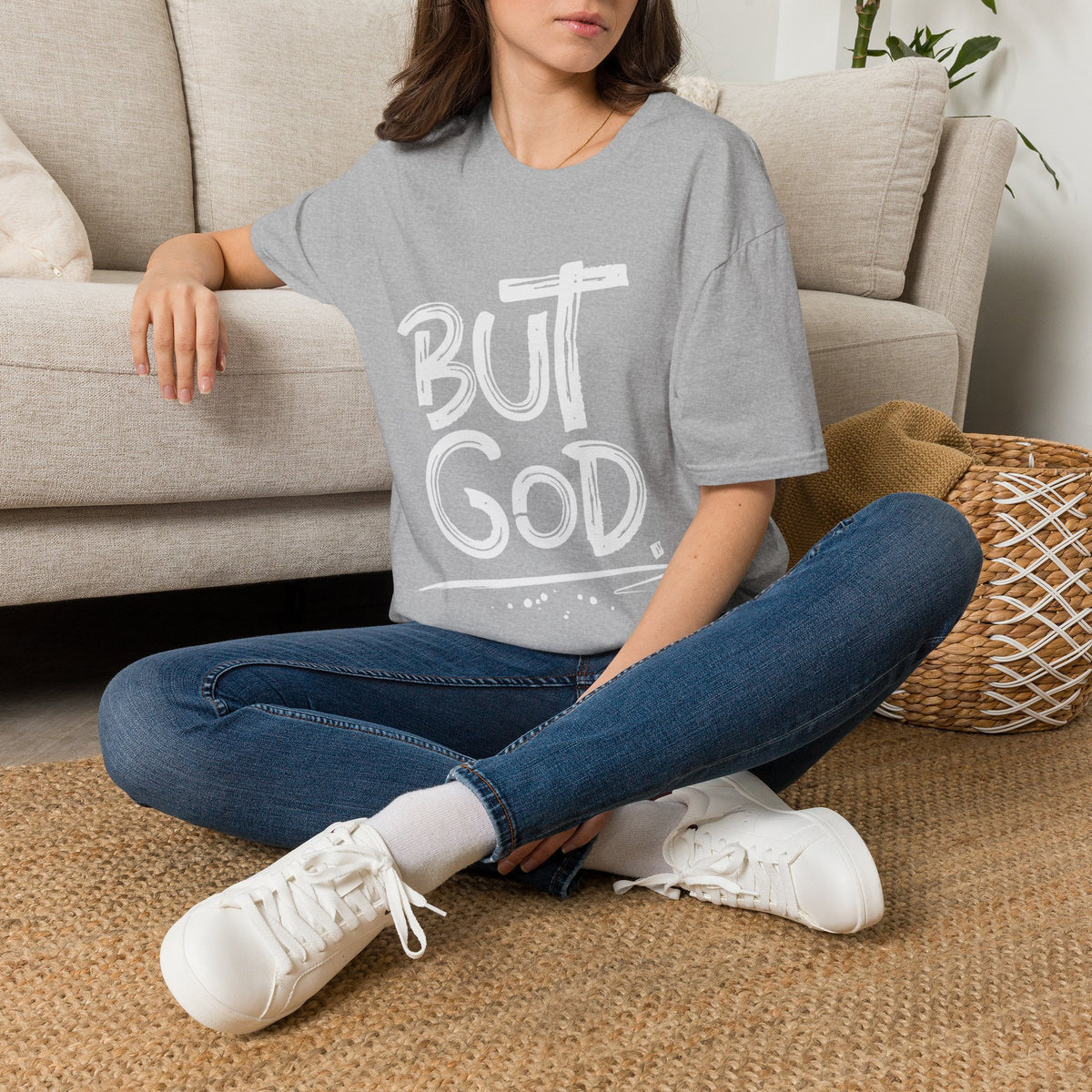 But GOD - Mens and Womans  Softstyle T-Shirt