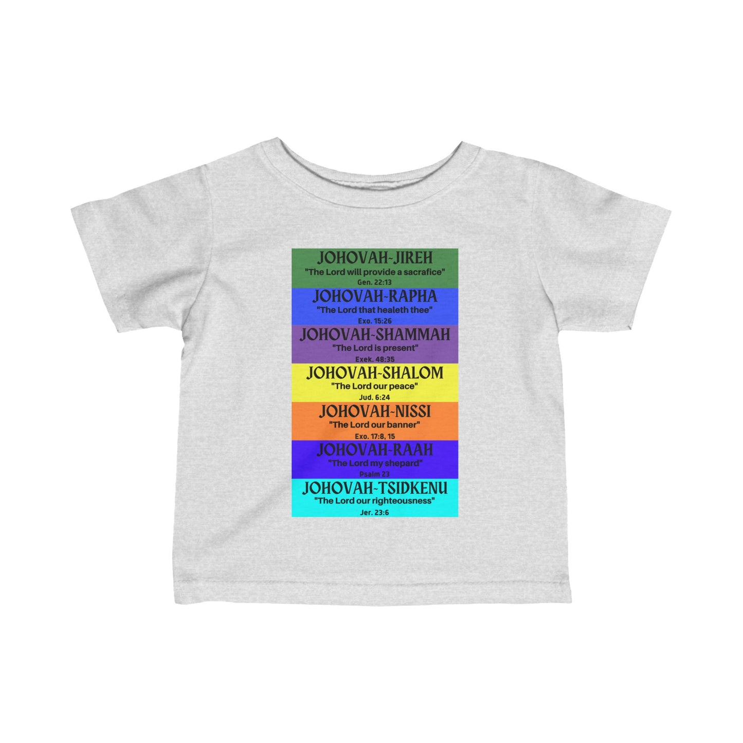 JEHOVAH's names - Infant Fine Jersey Tee