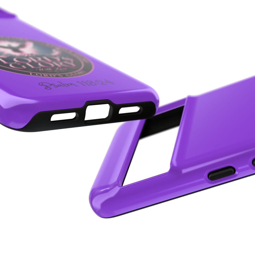 Christian Phone Case – "Lord's Glory with Lori" Dove Design Tough Case (Protective Phone Cover)