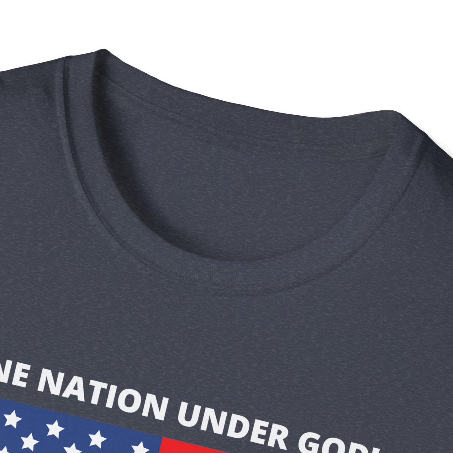 Pledge of Allegiance One Nation under GOD! Unisex Softstyle T-Shirt