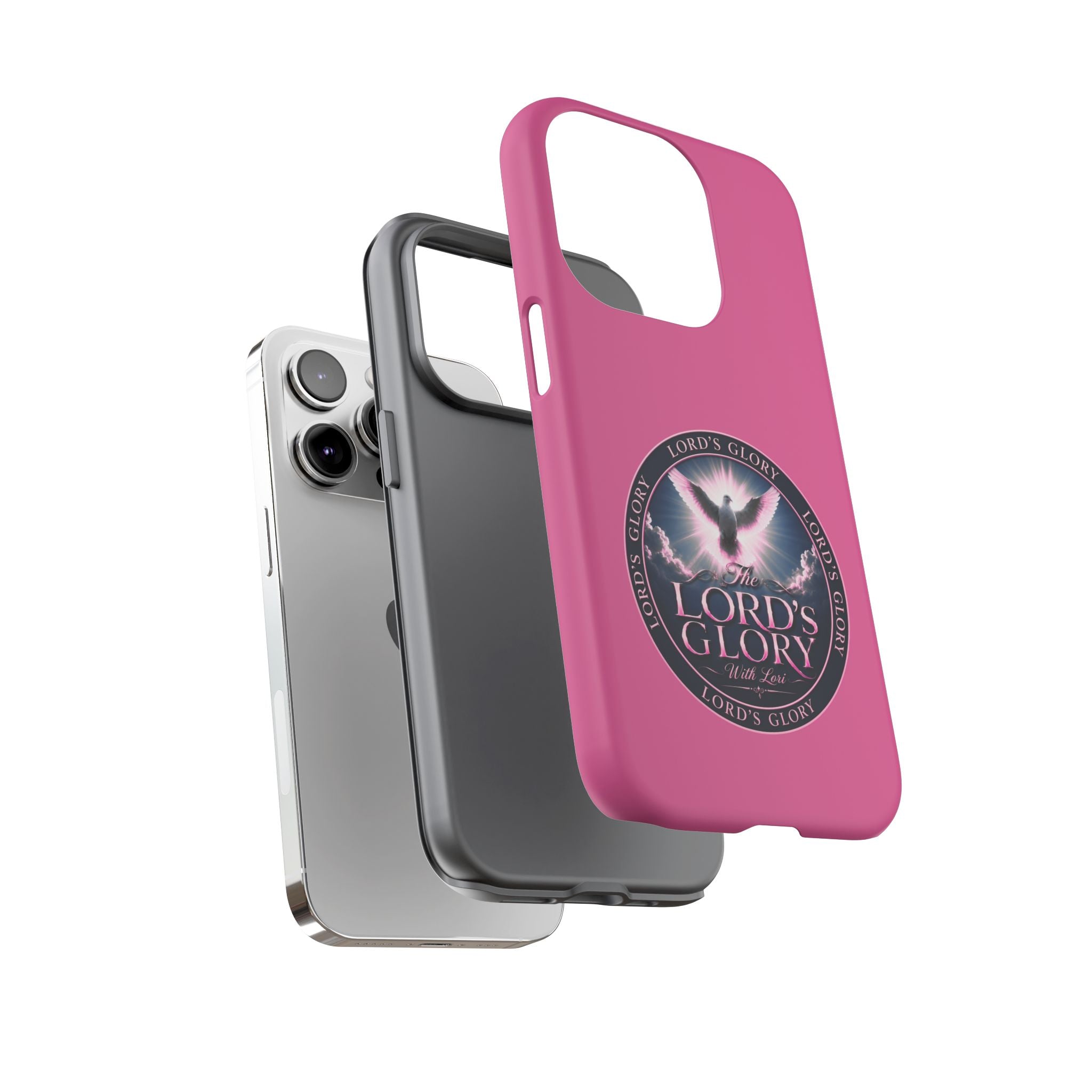 Christian Phone Case – "Lord's Glory with Lori" Dove Design Tough Case (Protective Phone Cover)