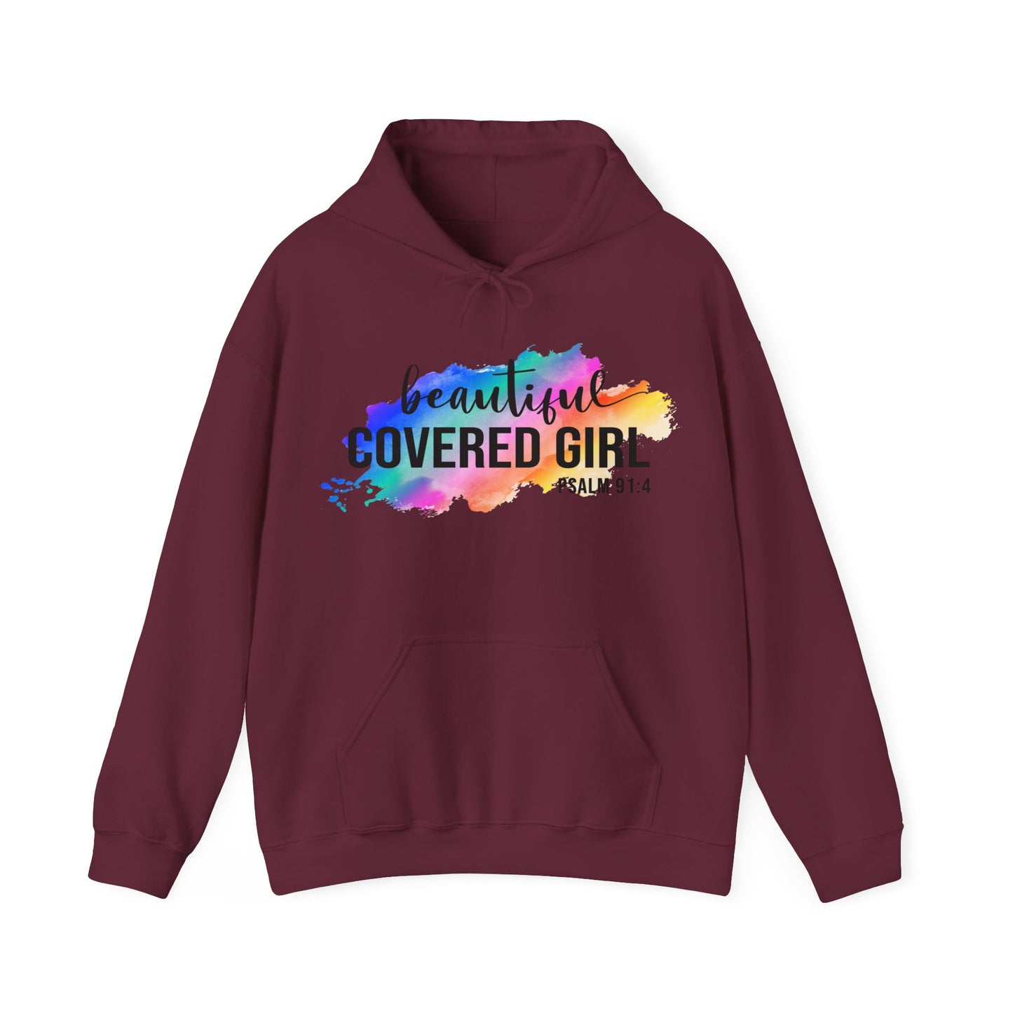 Beautiful Covered Girl - Unisex Heavy Blend Hooded Sweatshirt