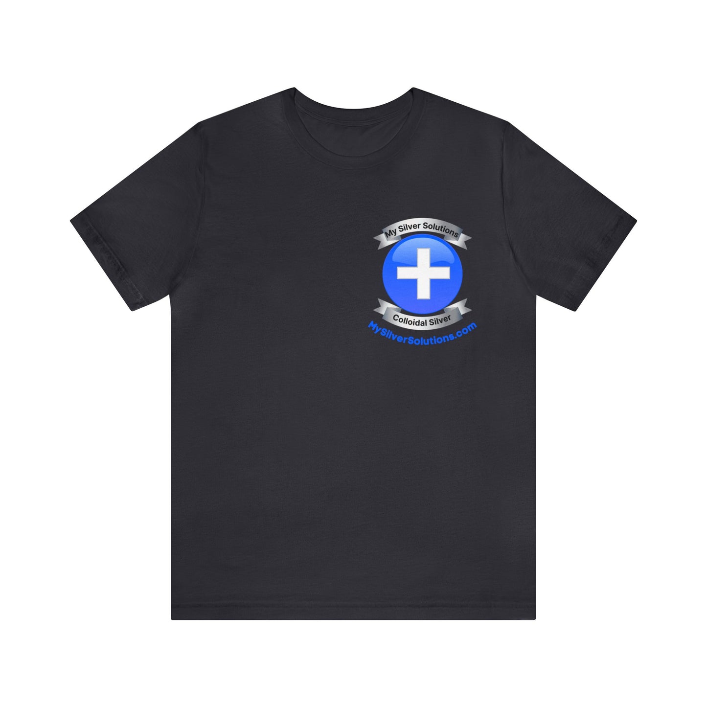 Colloidal Silver MySilverSolutions.com - Unisex Jersey Short Sleeve Tee