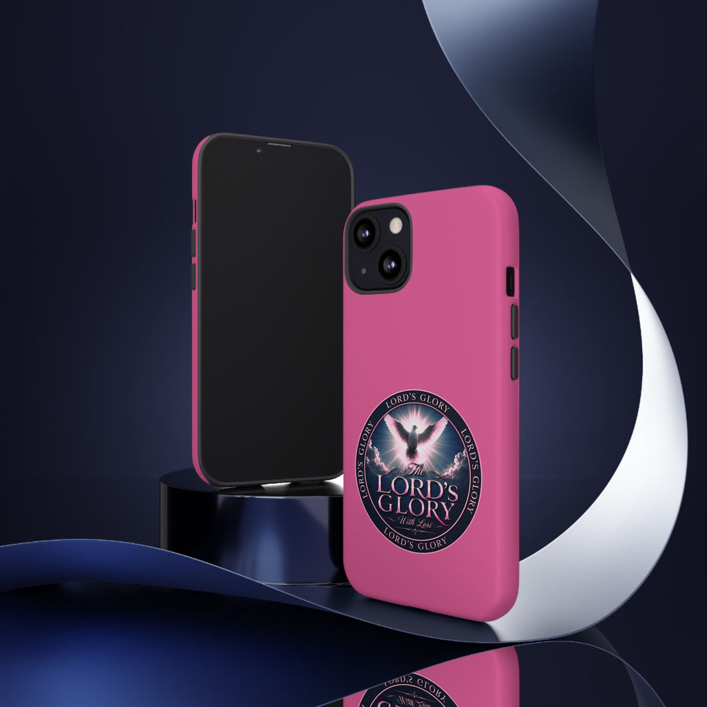 Christian Phone Case – "Lord's Glory with Lori" Dove Design Tough Case (Protective Phone Cover)