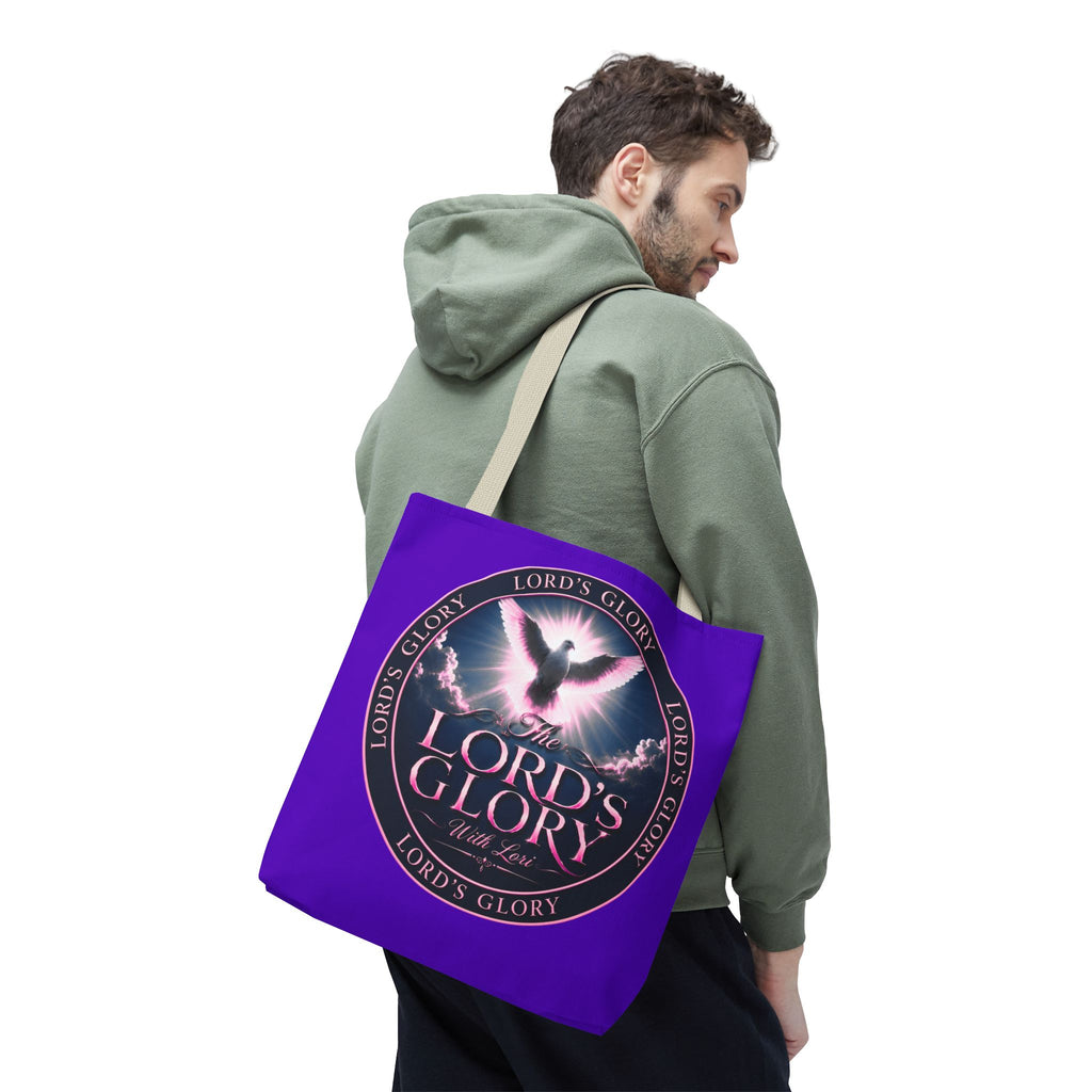 Inspirational 'The Lord's Glory with Lori' Tote Bag — Christian Faith AOP Shopper