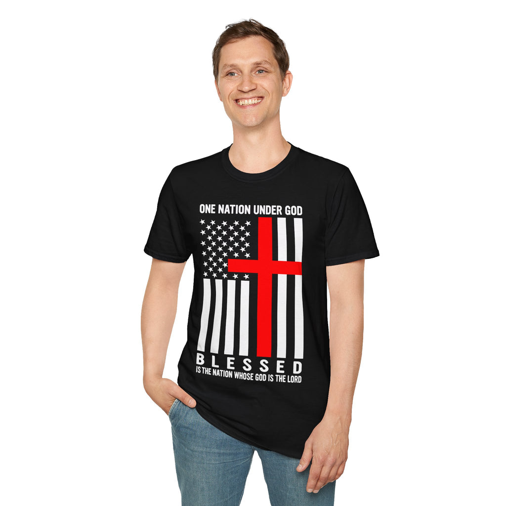 One Nation Under GOD - Mens Womans Softstyle T-Shirt