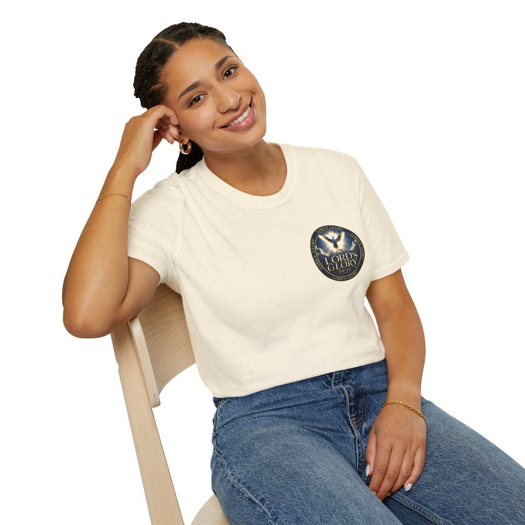 Lord's Glory with Lori Dove T‑Shirt — Christian Faith Logo Tee