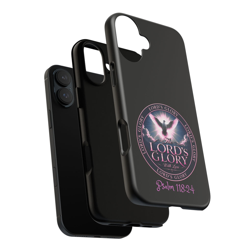 Christian Phone Case – "Lord's Glory with Lori" Dove Design Tough Case (Protective Phone Cover)
