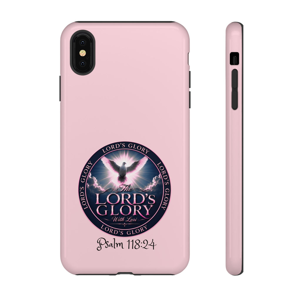 Christian Phone Case – "Lord's Glory with Lori" Dove Design Tough Case (Protective Phone Cover)