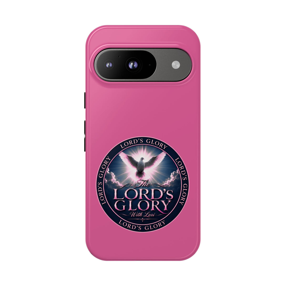Christian Phone Case – "Lord's Glory with Lori" Dove Design Tough Case (Protective Phone Cover)