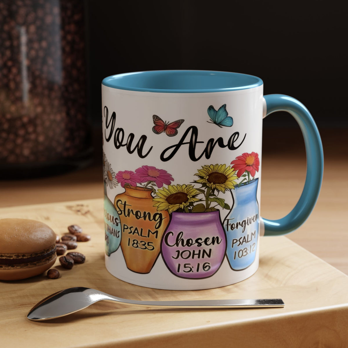 God Says You Are - You Are Loved Christian Bible Verse Coffee Mug