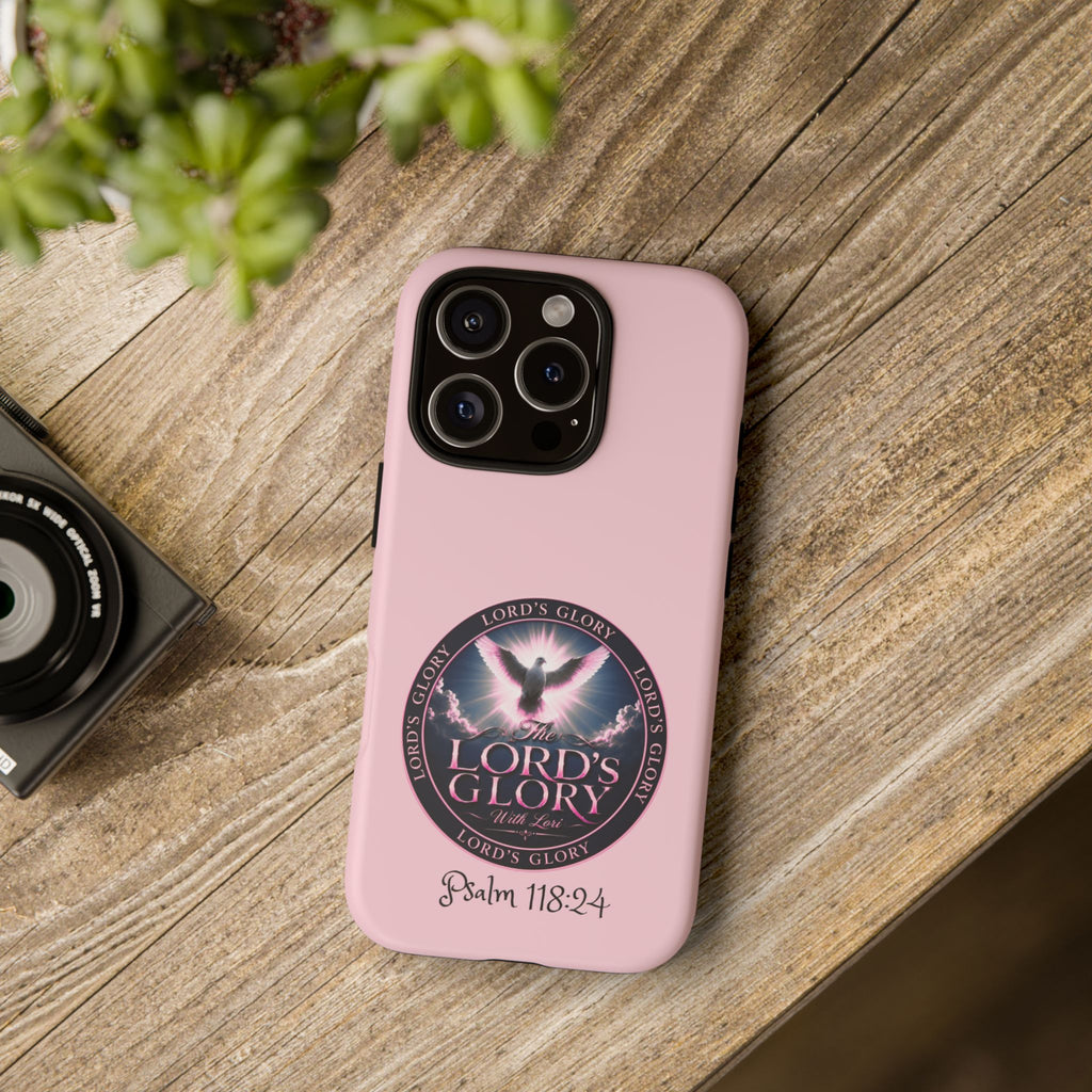 Christian Phone Case – "Lord's Glory with Lori" Dove Design Tough Case (Protective Phone Cover)