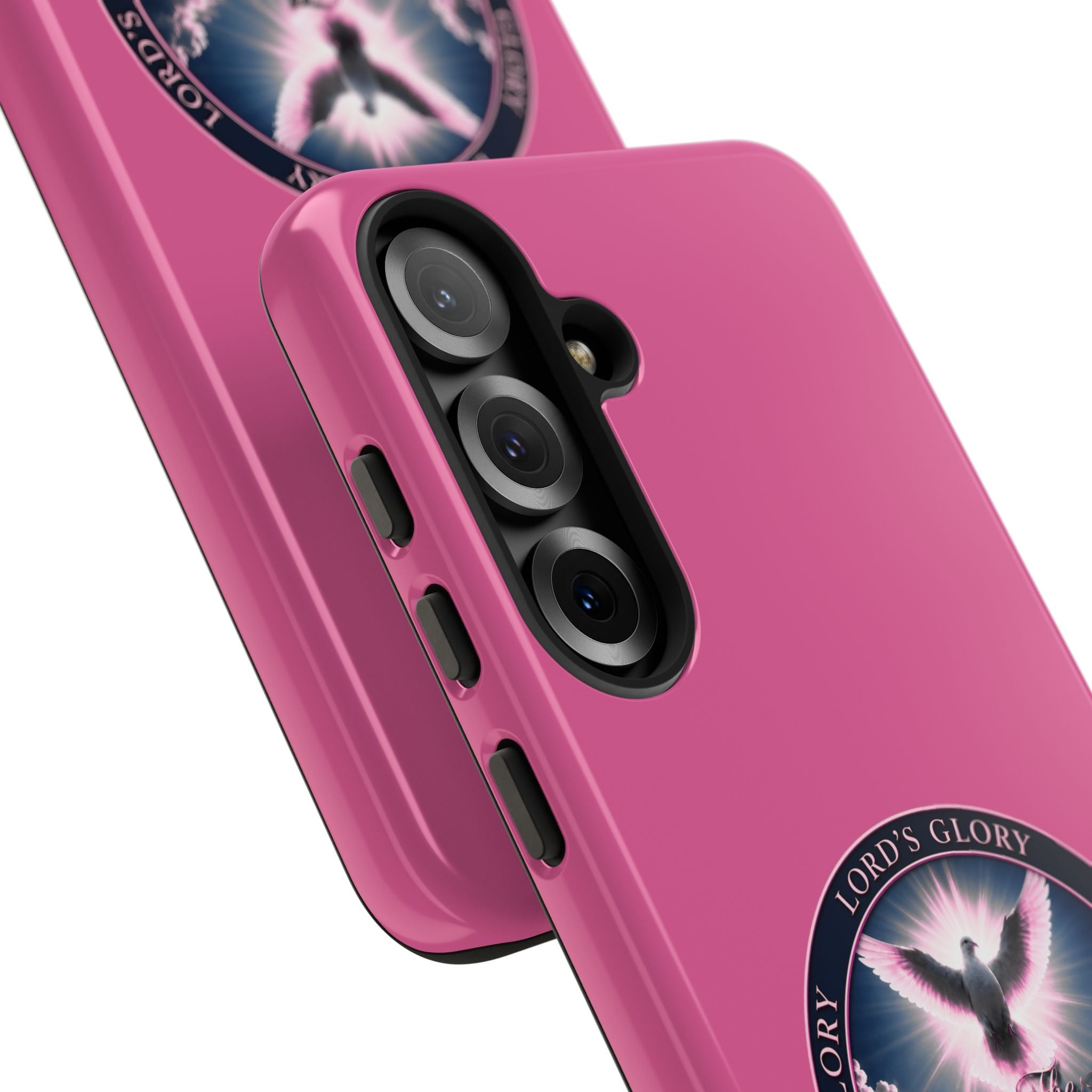 Christian Phone Case – "Lord's Glory with Lori" Dove Design Tough Case (Protective Phone Cover)