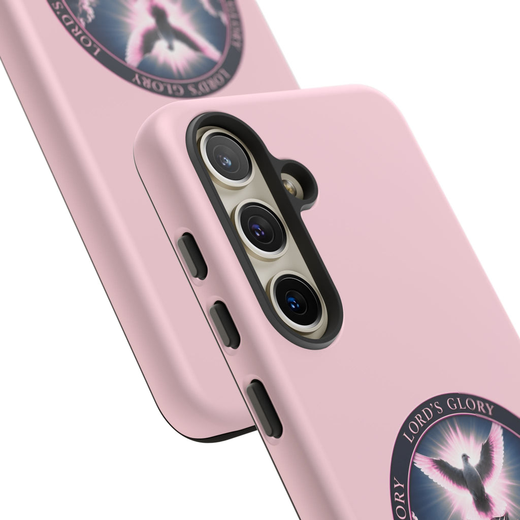 Christian Phone Case – "Lord's Glory with Lori" Dove Design Tough Case (Protective Phone Cover)