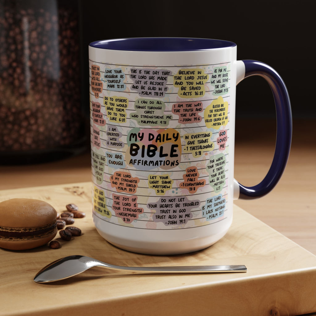 My Daily Bible Affirmations Coffee Mug 15oz/11oz