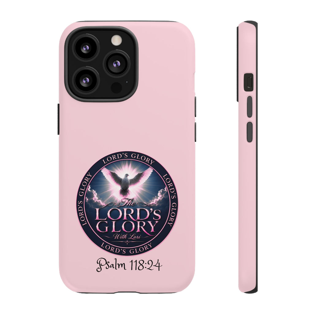 Christian Phone Case – "Lord's Glory with Lori" Dove Design Tough Case (Protective Phone Cover)