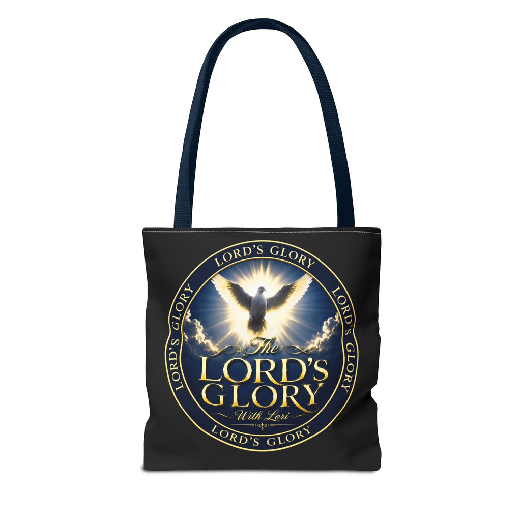 Tote Bag — "The Lord's Glory with Lori" Christian Dove Tote (Faith-Inspired Church Bag)