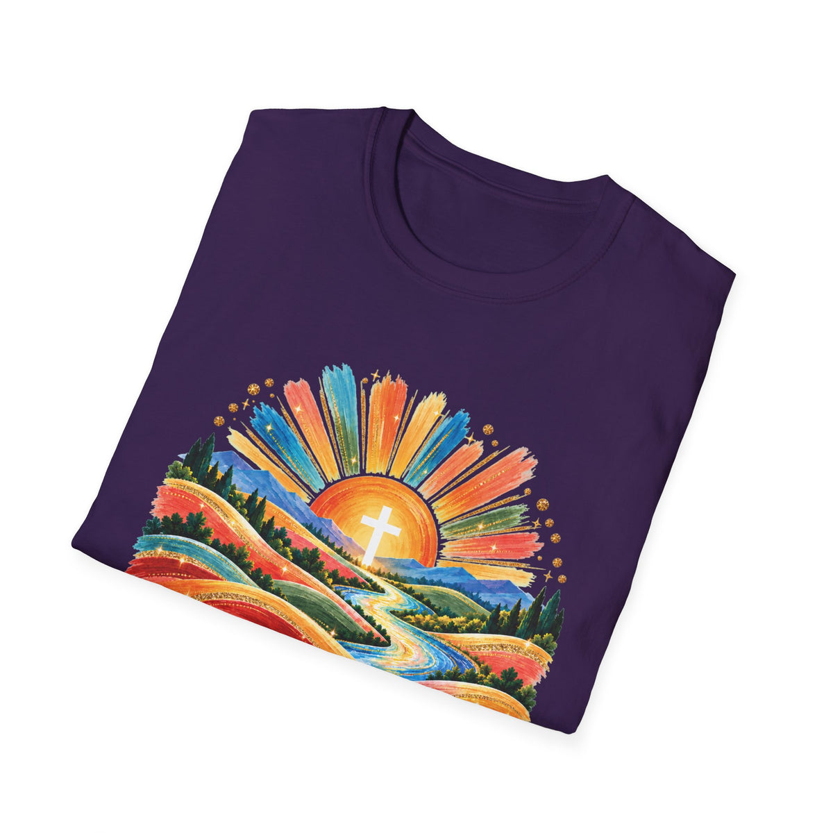 Walking On Sunshine with Lords Glory - with Lori Faith and Hope Christian Sunrise T-Shirt
