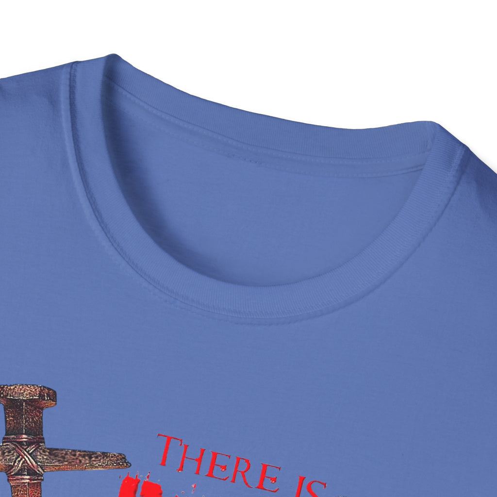 There's Power in the Blood of Jesus T-Shirt — Christian Cross Faith Shirt (Washed by the Blood)