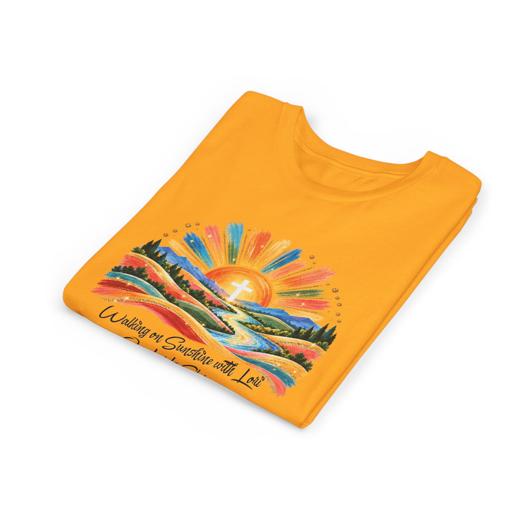 Youth Short Sleeve Tee – Walking On Sunshine with Lords Glory Design
