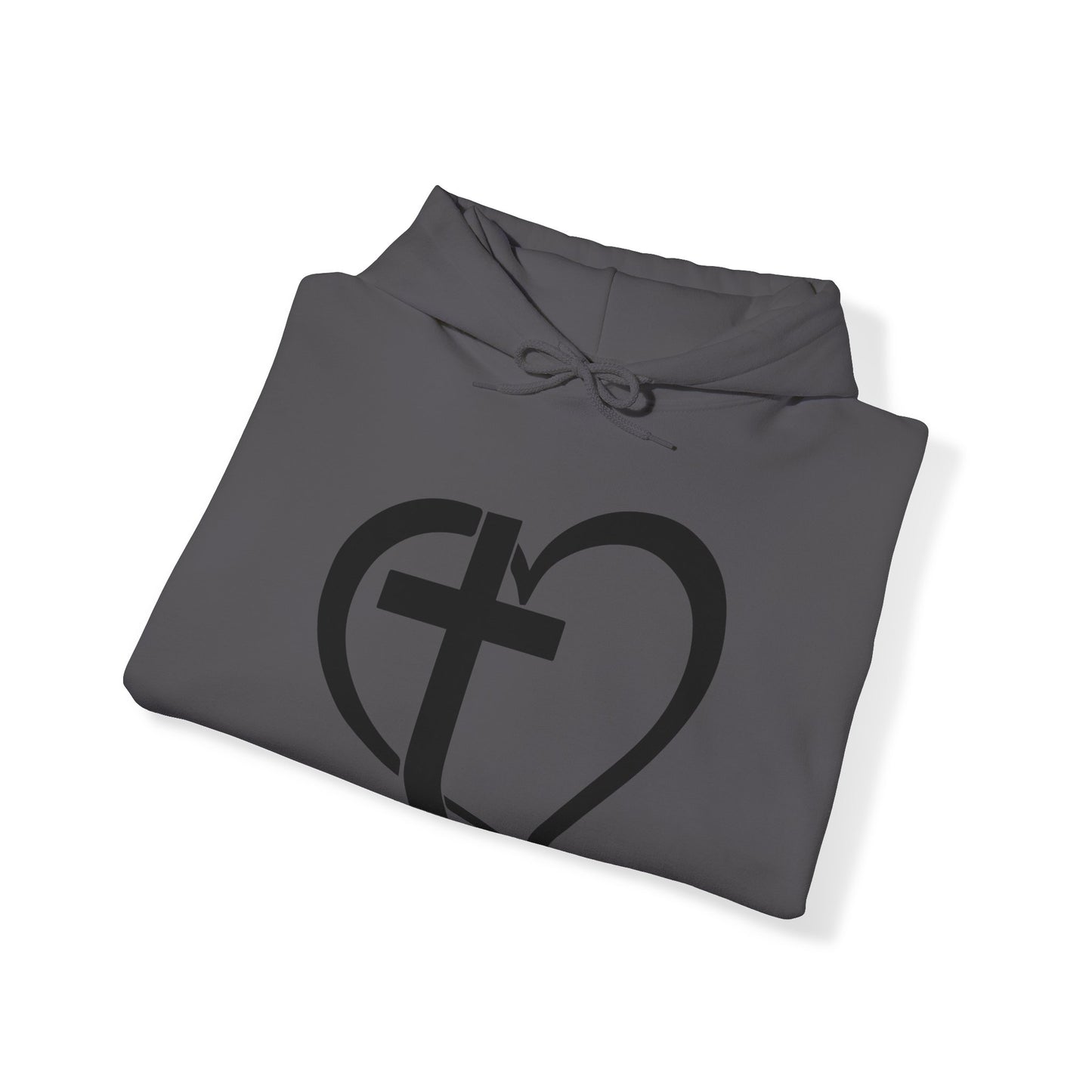 The Cross of Love -  Unisex Heavy Blend Hooded Sweatshirt