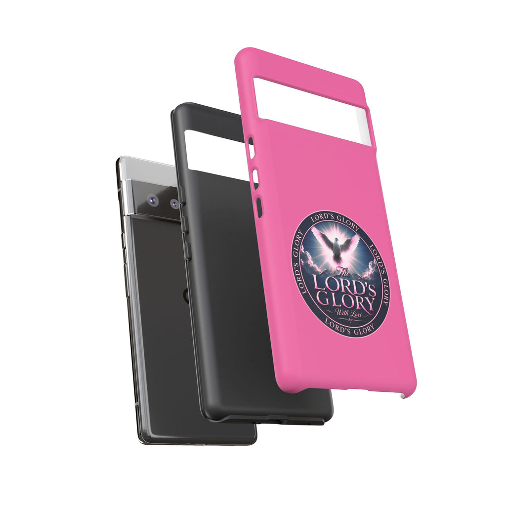 Christian Phone Case – "Lord's Glory with Lori" Dove Design Tough Case (Protective Phone Cover)