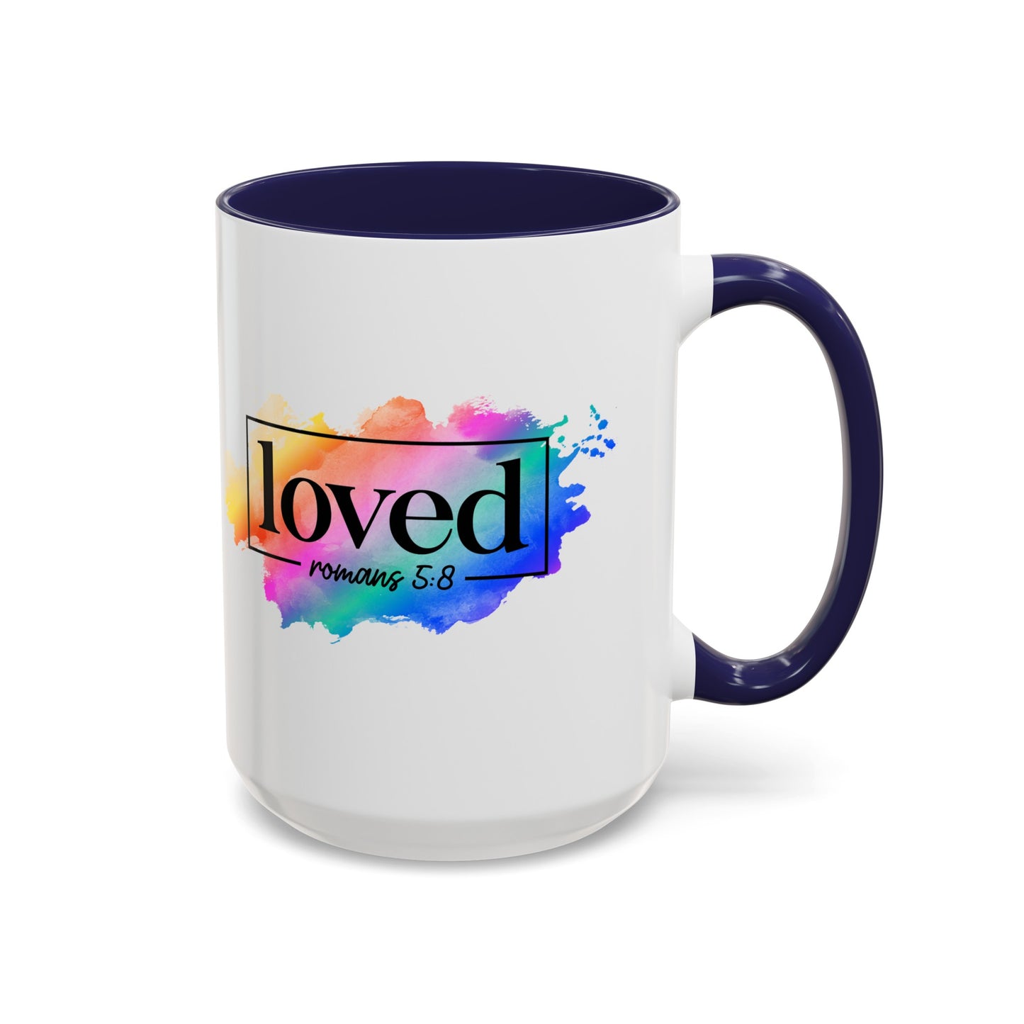 LOVED - 5 Colors Accent Coffee Mug, 11oz 15oz