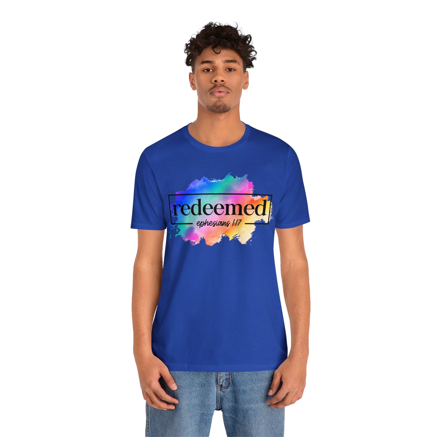 Redeemed - Unisex Jersey Short Sleeve Tee