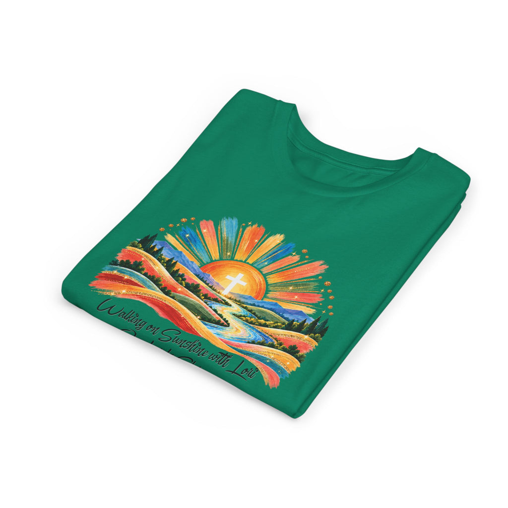 Youth Short Sleeve Tee – Walking On Sunshine with Lords Glory Design