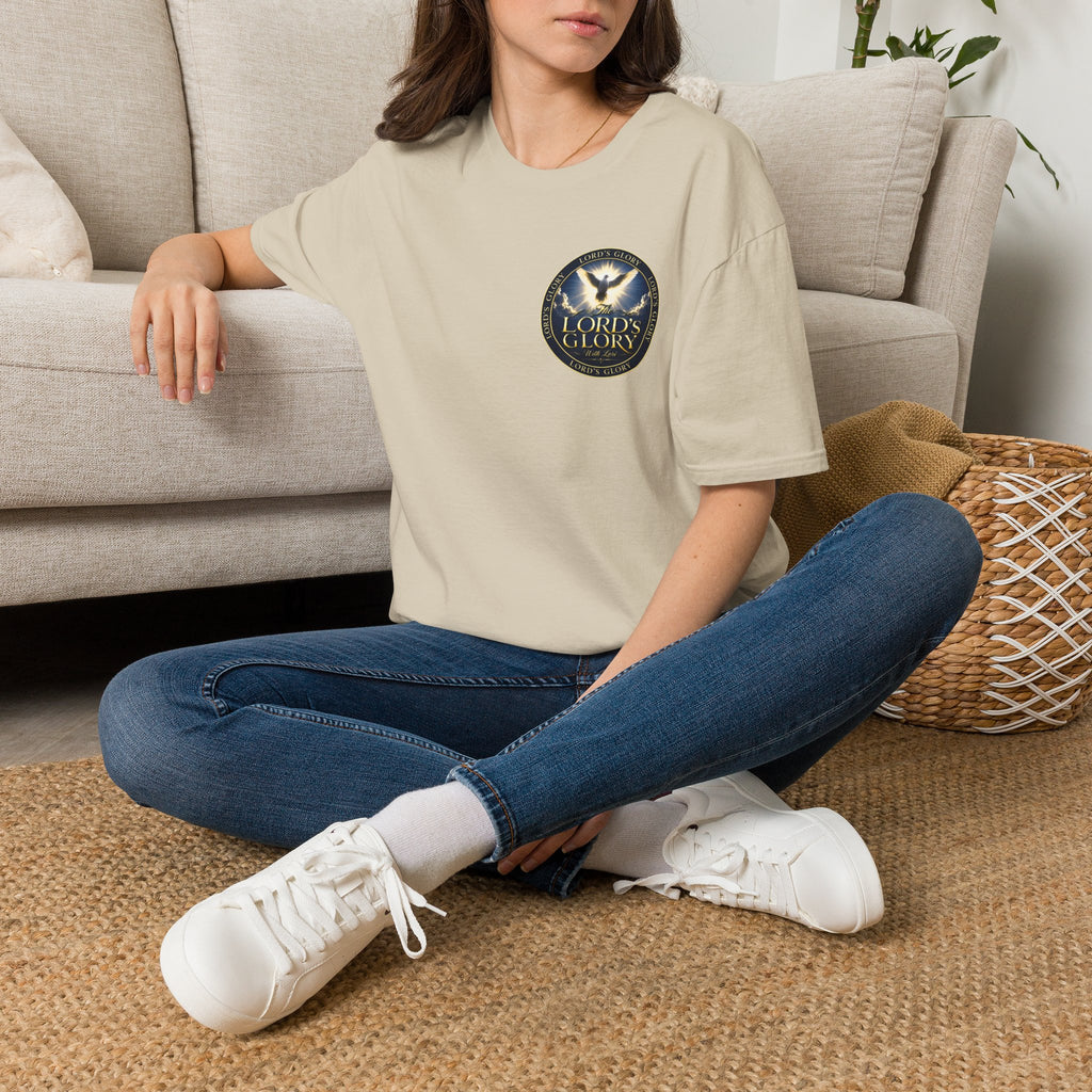 Lord's Glory with Lori Dove T‑Shirt — Christian Faith Logo Tee