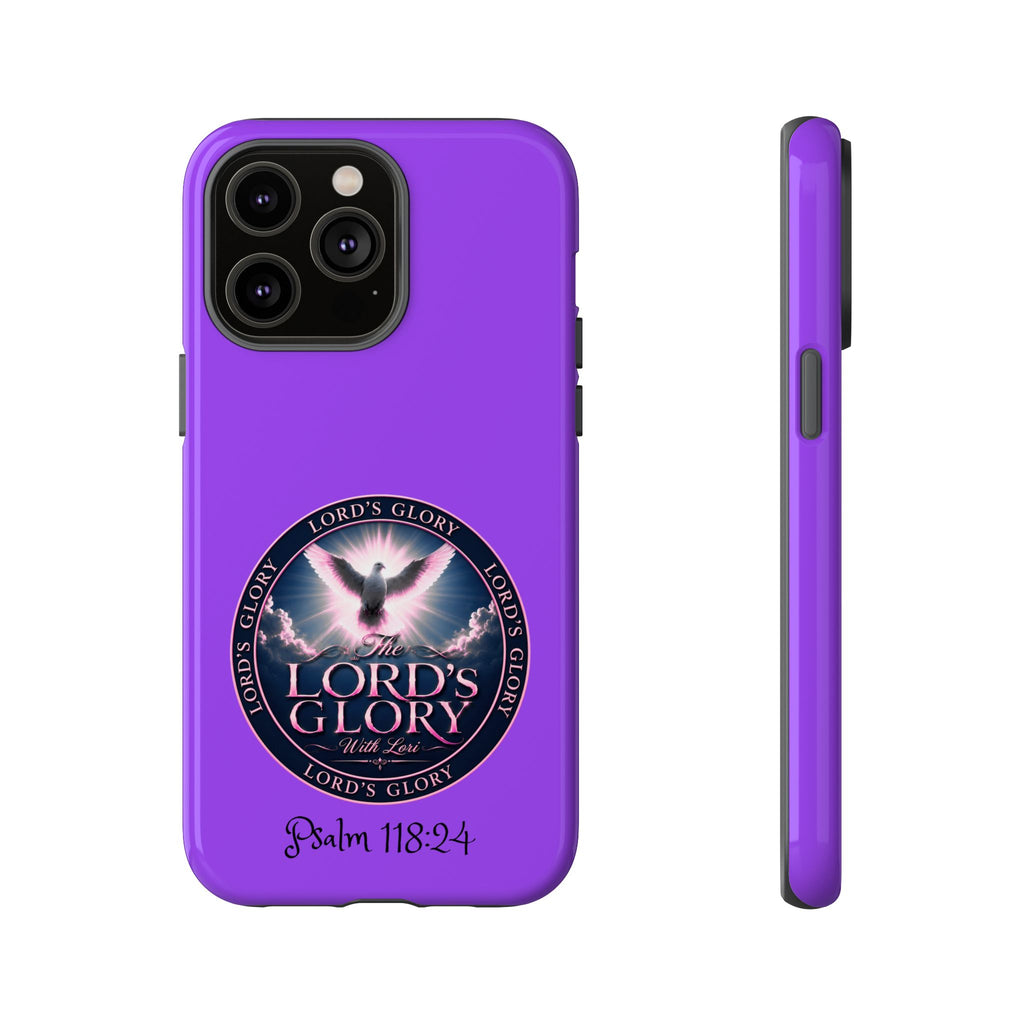 Christian Phone Case – "Lord's Glory with Lori" Dove Design Tough Case (Protective Phone Cover)