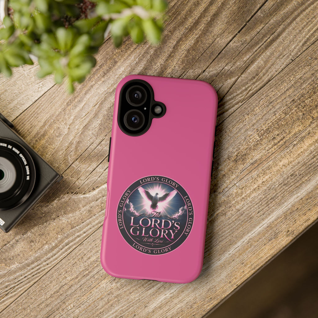 Christian Phone Case – "Lord's Glory with Lori" Dove Design Tough Case (Protective Phone Cover)