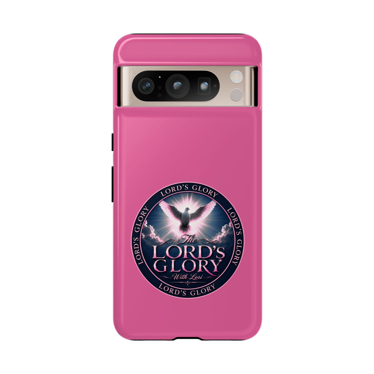 Christian Phone Case – "Lord's Glory with Lori" Dove Design Tough Case (Protective Phone Cover)