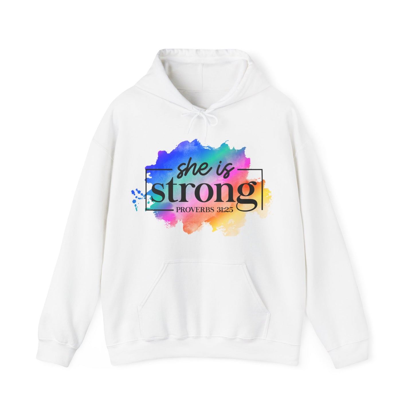 She Is Strong - Unisex Heavy Blend Hooded Sweatshirt