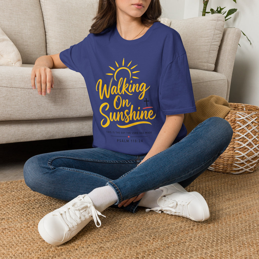 Walking on Sunshine Psalms 118:24 Softstyle T-Shirt