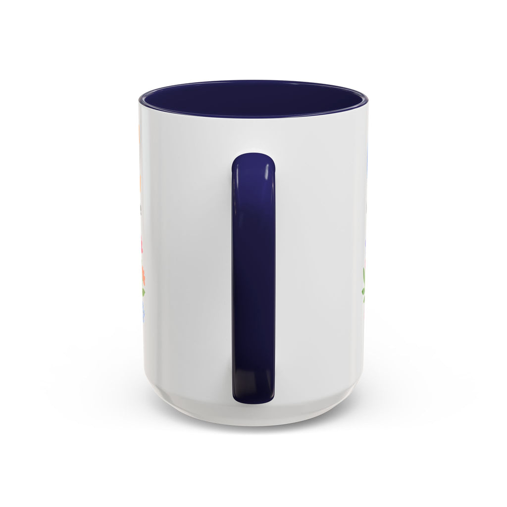 Coffee Lover Floral Graphic - C.o.f.f.e.e. (Christ - Offers - Forgiveness - For Everyone - Everywhere)  Accent Coffee Mug (11, 15oz)