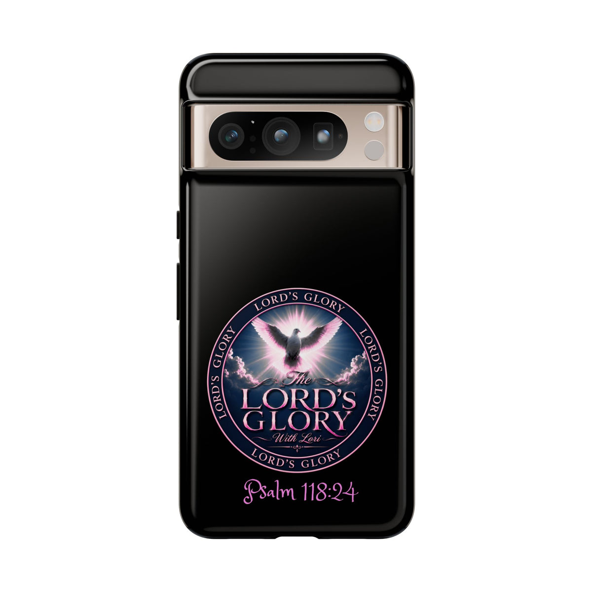 Christian Phone Case – "Lord's Glory with Lori" Dove Design Tough Case (Protective Phone Cover)