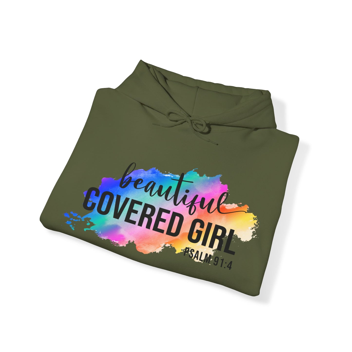 Beautiful Covered Girl - Unisex Heavy Blend Hooded Sweatshirt