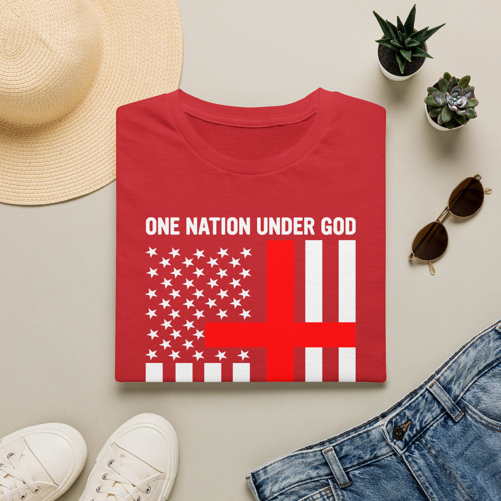 One Nation Under GOD - Mens Womans Softstyle T-Shirt