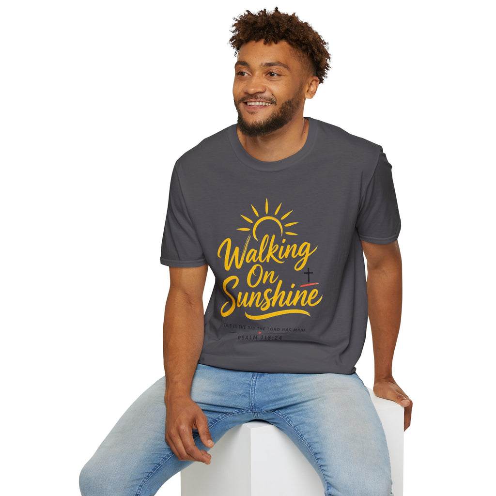 Walking on Sunshine Psalms 118:24 Softstyle T-Shirt